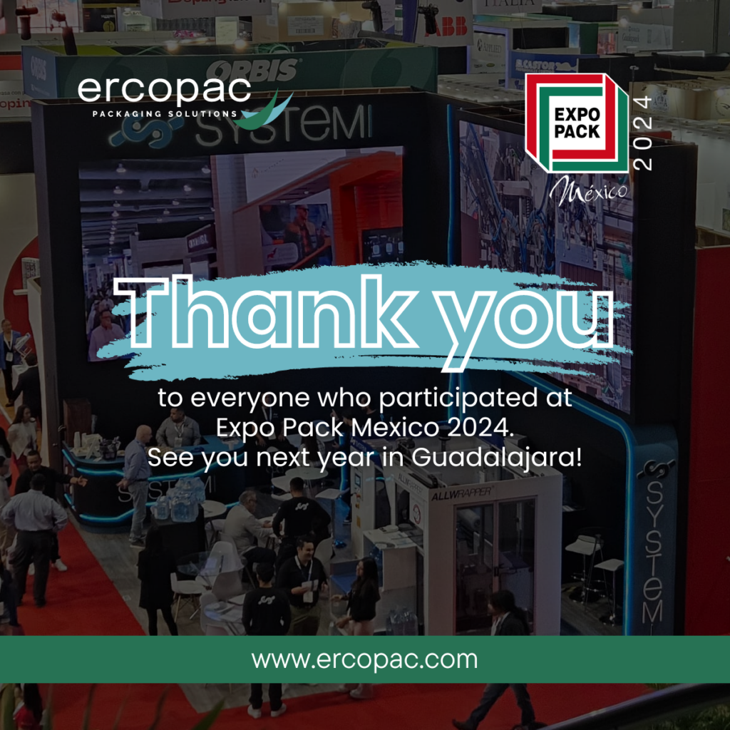 thank you ercopac at expo pack 2024 mexico