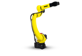 Rendering del braccio robotico Fanuc M-20iD/25 utilizzato nell'etichettatrice robotizzata SCORPION.