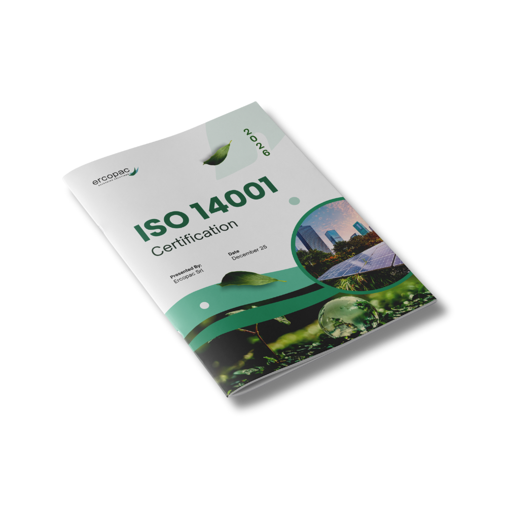 mock-up della certificazione iso 14001 di ercopac