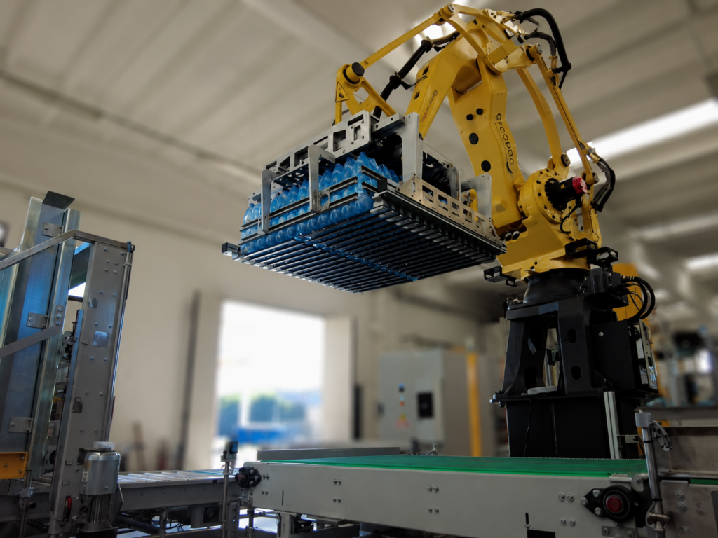 Pallettizzatore robotizzato a strato