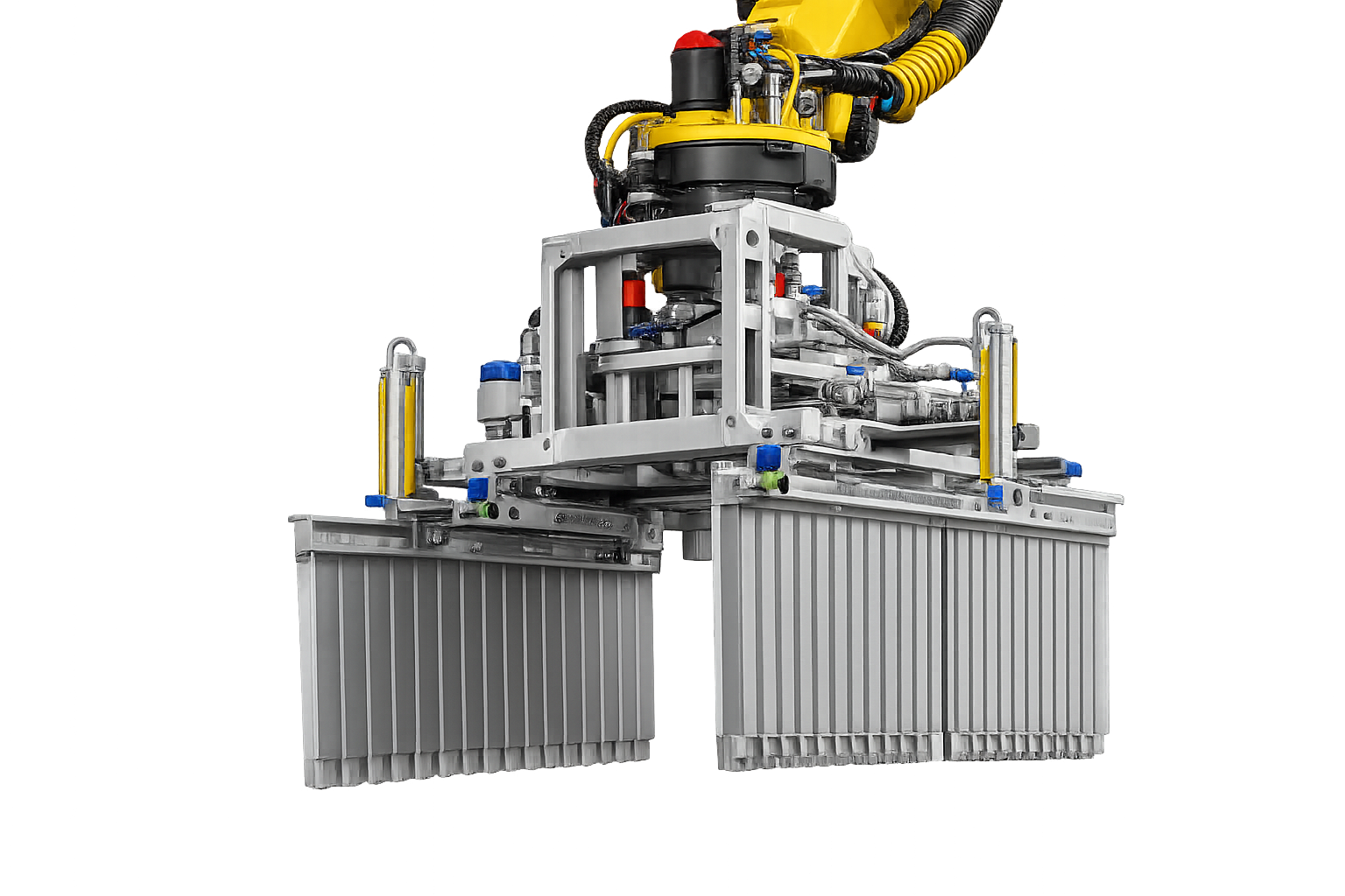 pallettizzatore robotizzato a file